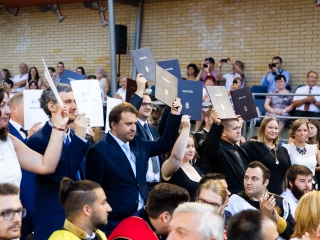 Diplomaátadó az egyetemen (2019) - fotó: Ónodi Zoltán