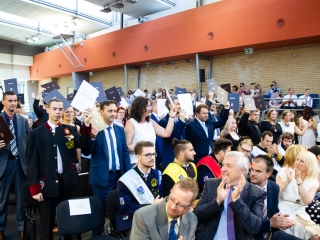 Diplomaátadó az egyetemen (2019) - fotó: Ónodi Zoltán