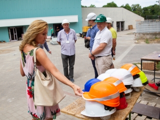 Uszodafelújítás - Polgármesteri bejárás - fotó: Ónodi Zoltán