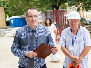 Uszodafelújítás - Polgármesteri bejárás - fotó: Ónodi Zoltán