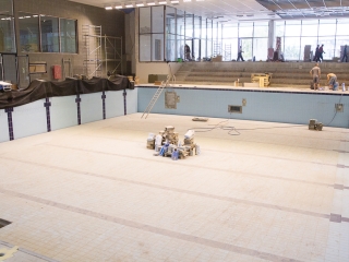 Uszodafelújítás - Polgármesteri bejárás - fotó: Ónodi Zoltán