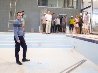 Uszodafelújítás - Polgármesteri bejárás - fotó: Ónodi Zoltán