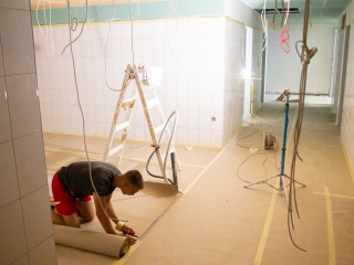 Uszodafelújítás - Polgármesteri bejárás - fotó: Ónodi Zoltán