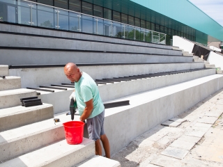 Uszodafelújítás - Polgármesteri bejárás - fotó: Ónodi Zoltán