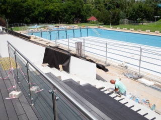 Uszodafelújítás - Polgármesteri bejárás - fotó: Ónodi Zoltán