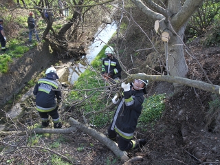 Szemétszedés a Duna-parton - fotó: Sándor Judit