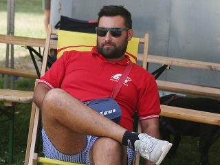 Strandröplabda a Szalki-szigeten - fotó: Sándor Judit