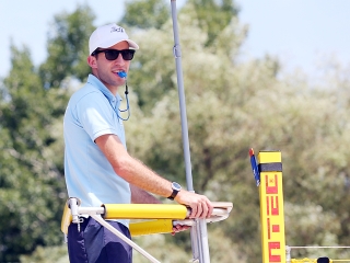 Strandröplabda a Szalki-szigeten - fotó: Sándor Judit