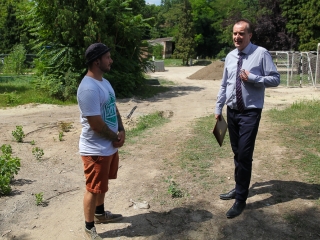 Fejlesztések az egykori Vidámparkban - fotó: Ónodi Zoltán