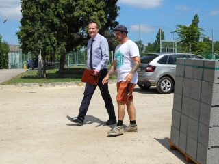 Fejlesztések az egykori Vidámparkban - fotó: Ónodi Zoltán