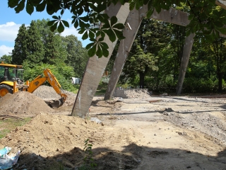 Fejlesztések az egykori Vidámparkban - fotó: Ónodi Zoltán
