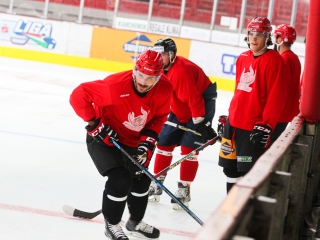 DAB első jeges edzés - fotó: Ónodi Zoltán