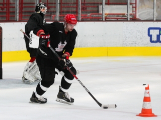 DAB első jeges edzés - fotó: Ónodi Zoltán