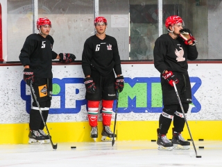 DAB első jeges edzés - fotó: Ónodi Zoltán