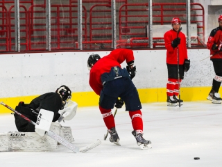 DAB első jeges edzés - fotó: Ónodi Zoltán