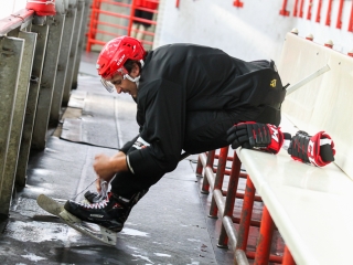 DAB első jeges edzés - fotó: Ónodi Zoltán