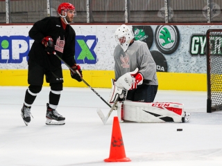 DAB első jeges edzés - fotó: Ónodi Zoltán