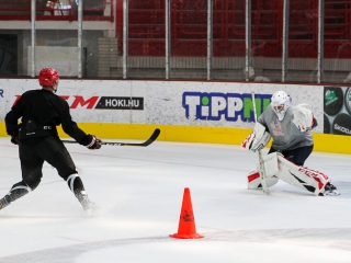 DAB első jeges edzés - fotó: Ónodi Zoltán