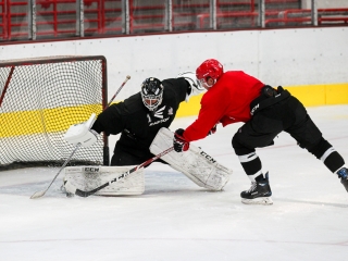 DAB első jeges edzés - fotó: Ónodi Zoltán