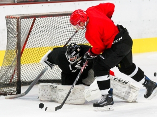 DAB első jeges edzés - fotó: Ónodi Zoltán