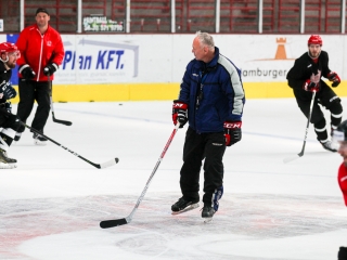 DAB első jeges edzés - fotó: Ónodi Zoltán