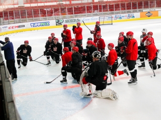 DAB első jeges edzés - fotó: Ónodi Zoltán