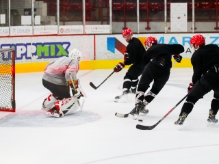 DAB első jeges edzés - fotó: Ónodi Zoltán