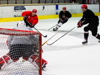 DAB első jeges edzés - fotó: Ónodi Zoltán