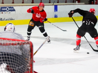 DAB első jeges edzés - fotó: Ónodi Zoltán