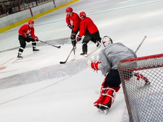 DAB első jeges edzés - fotó: Ónodi Zoltán