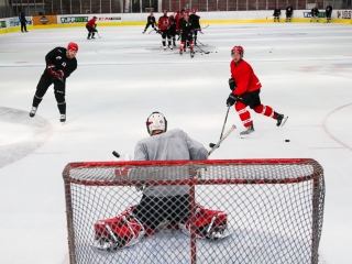 DAB első jeges edzés - fotó: Ónodi Zoltán