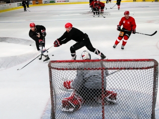 DAB első jeges edzés - fotó: Ónodi Zoltán