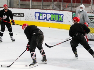 DAB első jeges edzés - fotó: Ónodi Zoltán