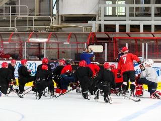 DAB első jeges edzés - fotó: Ónodi Zoltán