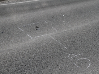 Karambol a 6-os úton - fotó: Ónodi Zoltán