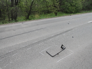 Karambol a 6-os úton - fotó: Ónodi Zoltán