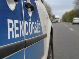 Karambol a 6-os úton - fotó: Ónodi Zoltán