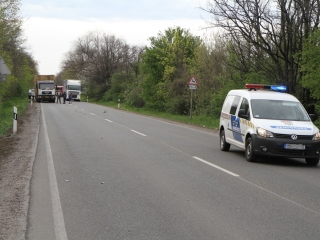 Karambol a 6-os úton - fotó: Ónodi Zoltán