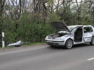 Karambol a 6-os úton - fotó: Ónodi Zoltán
