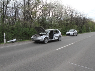 Karambol a 6-os úton - fotó: Ónodi Zoltán