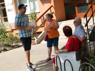 Vízosztás a városban - fotó: Ónodi Zoltán