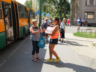 Vízosztás a városban - fotó: Ónodi Zoltán