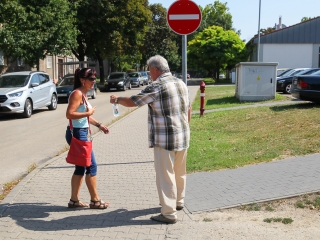 Vízosztás a városban - fotó: Ónodi Zoltán