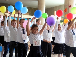 Elsősavató a Szabó Magda iskolában - fotó: Sándor Judit
