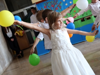 Elsősavató a Szabó Magda iskolában - fotó: Sándor Judit