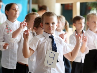 Elsősavató a Szabó Magda iskolában - fotó: Sándor Judit