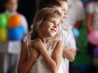 Elsősavató a Szabó Magda iskolában - fotó: Sándor Judit