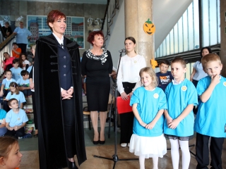 Elsősavató a Szabó Magda iskolában - fotó: Sándor Judit