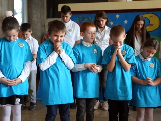 Elsősavató a Szabó Magda iskolában - fotó: Sándor Judit