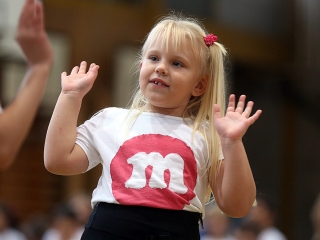 Elsősavató az Arany iskolában (2019) - fotó: Sándor Judit